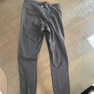 LuluLemon black leggings, full length, size 2.